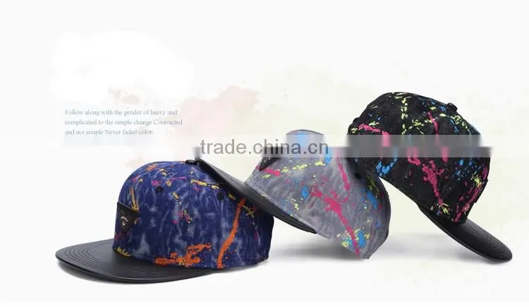 custom 5 panel cap fiat brim blank snapback cap