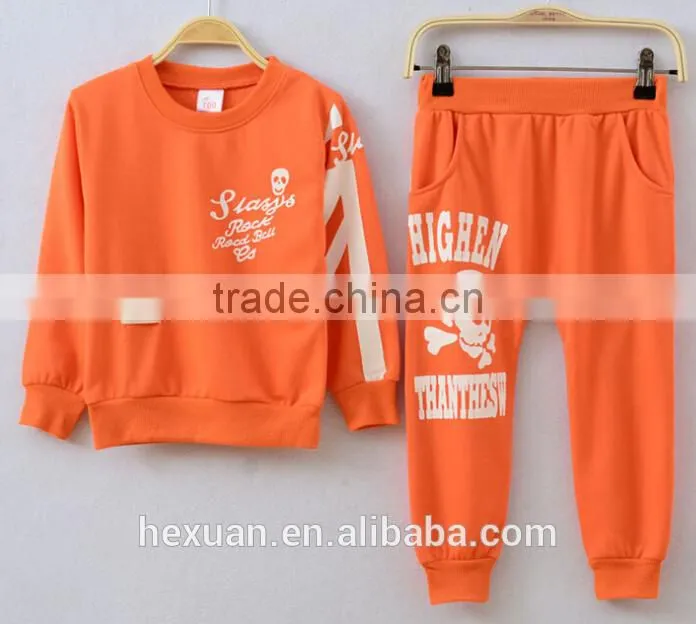 Lovely Kids Autumn Clothing Set Fashion Children Cotton 2 Pcs Clothes Set Long Sleeve Solid Top And Stripes Pant Set