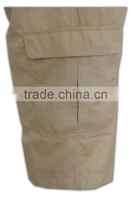 muti-pockets summer uk casual mens cargo shorts