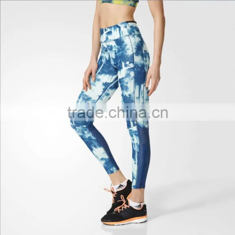 Custom High Quality Womens Yoga Pants Fitness Capri Printed Leggings