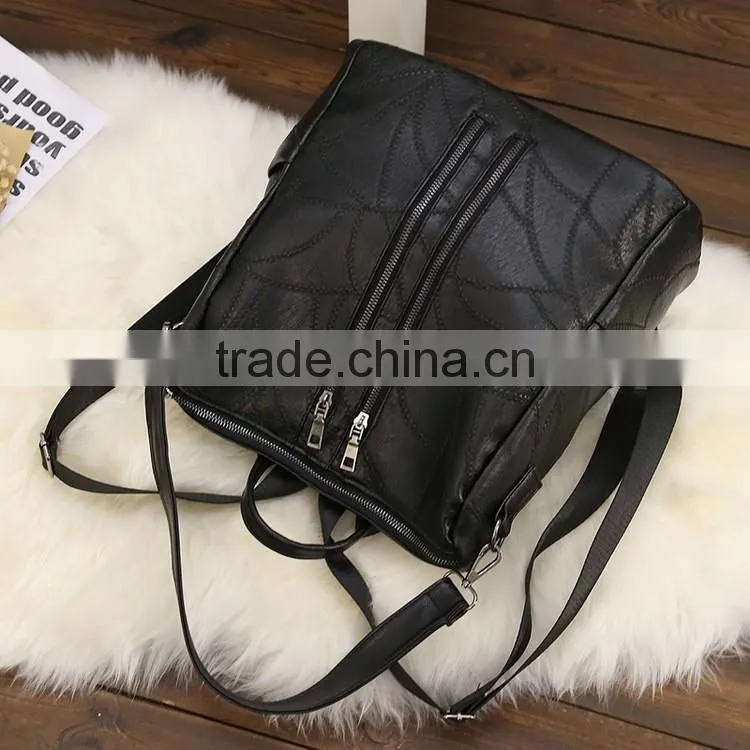 R1890H Backpack Bag 2017 new fashionis student serpentine fashion leisure backpack Korean stitching