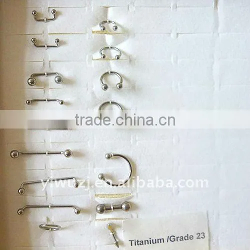 spiral tongue industrial barbell ring body jewelry