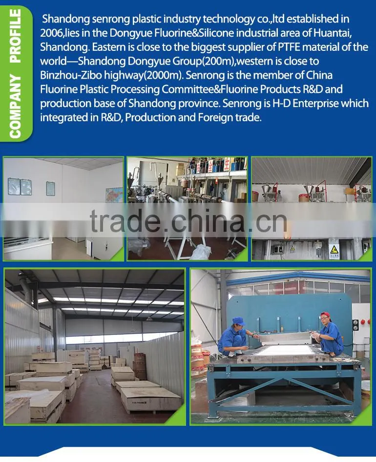 100% virgin white color PTFE film