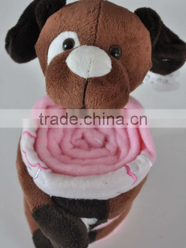 100% polyester sheep face baby cushion