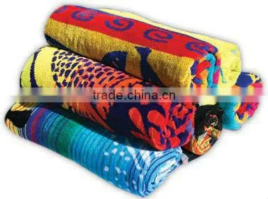 100%cotton terry beach towel