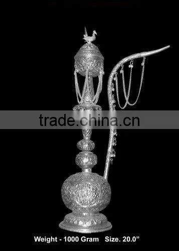 White Metal Surahi , Antique Surahi Handicraft Gift