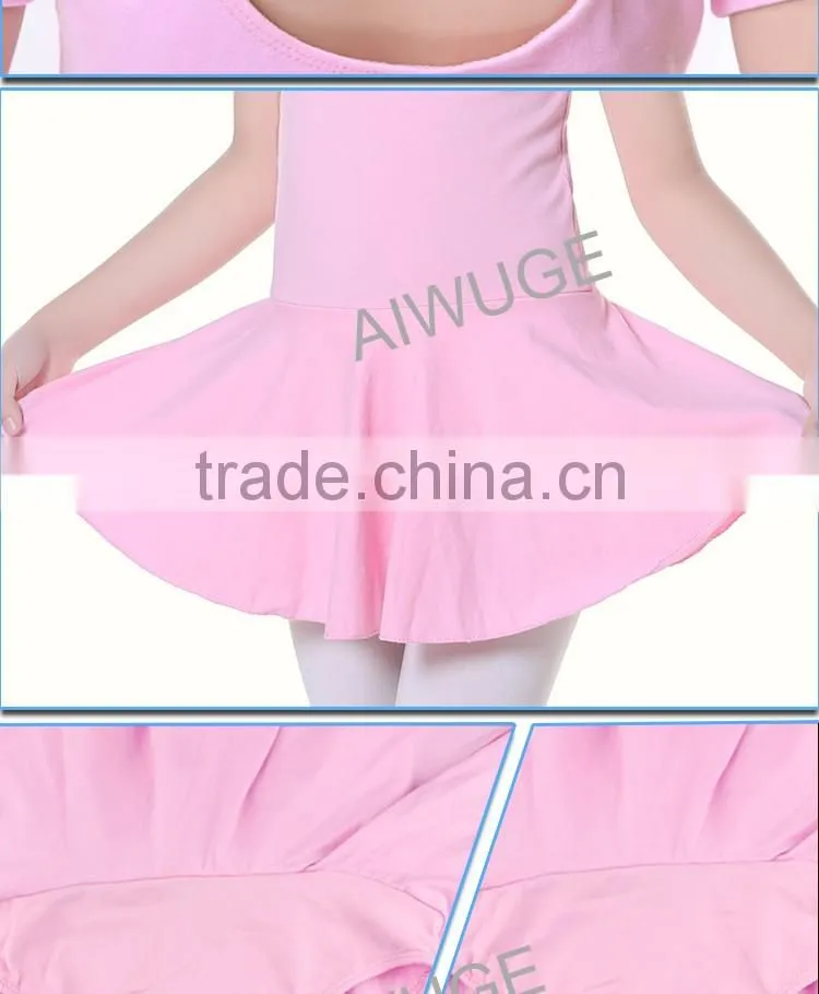 Cotton Leotards Ballet Practice Dance Dress Cotton Spandex Gymnastics Leotards