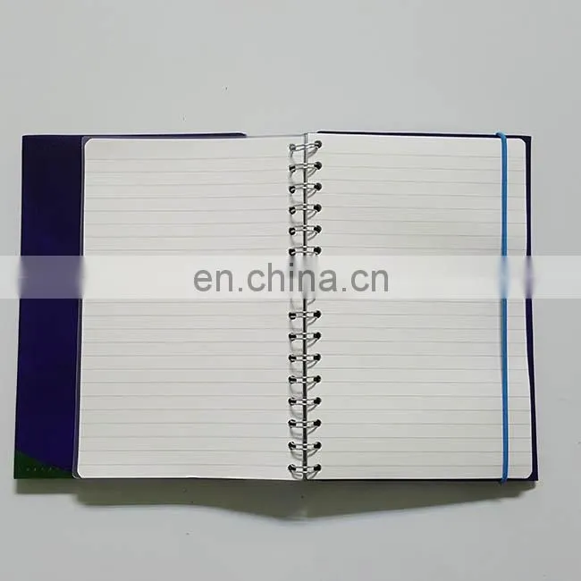 2017 free samples hardcover a4 szie notebook custom printing with led light