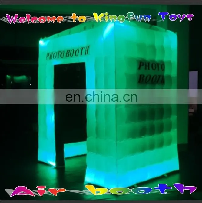 White inflatable divider wall