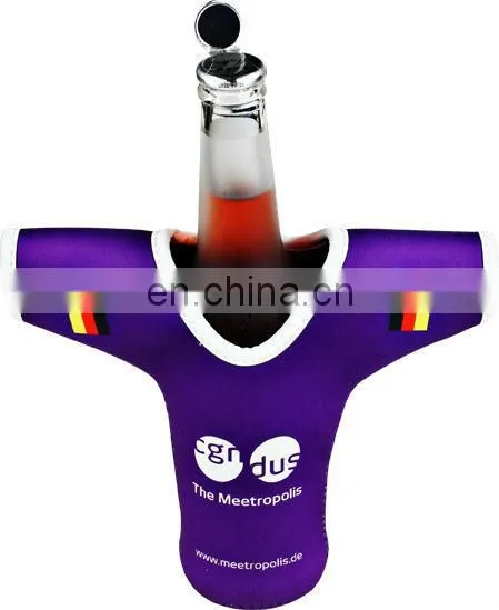 For World CUP T-Shirt Beer Bottle Cooler