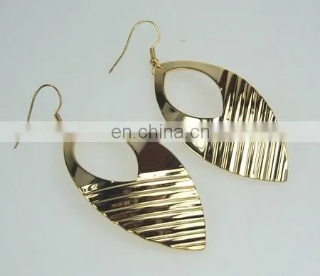Pattern Brass Fashion Earring