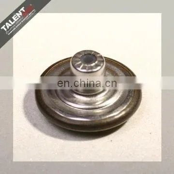 custom private brand name logo denim metal buttons