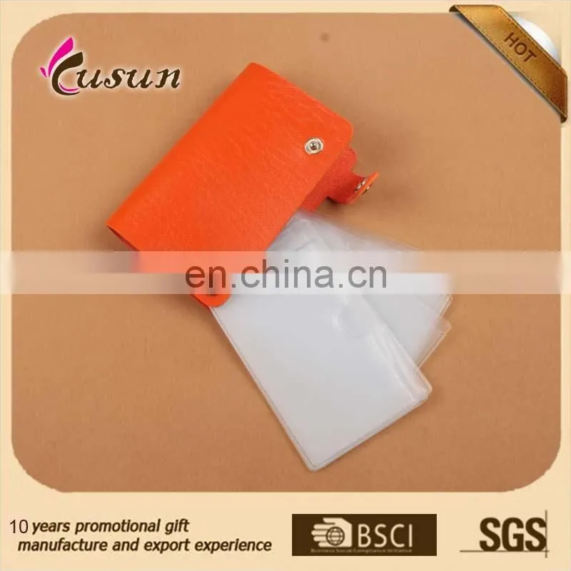 New Short PU Leather Credit Card Holder/ leather card case/PU card holder