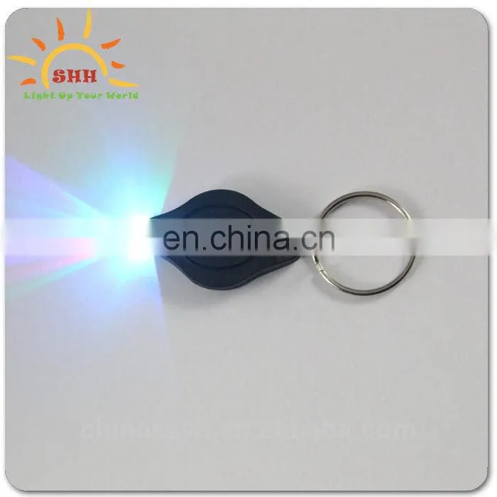 China manufacturer wholesale UV led light up keychain for party decoration and promotion gifts with factory price