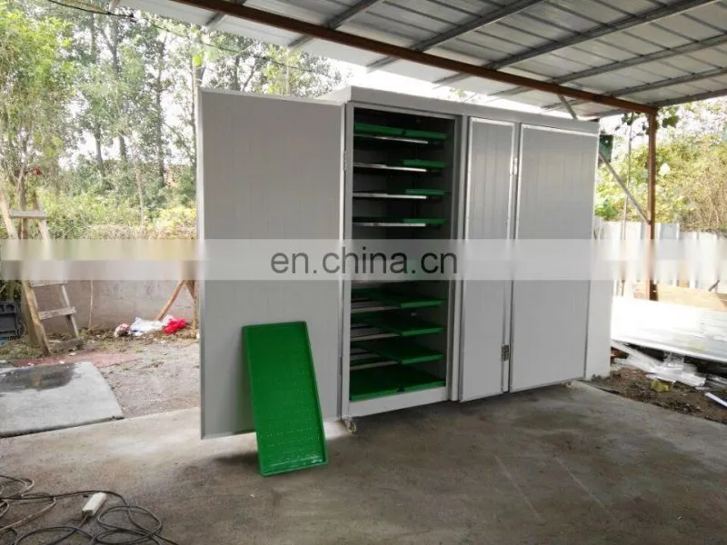 Commercial rabbits fodder making machine / hydroponic culturing barley breeding machine for sale