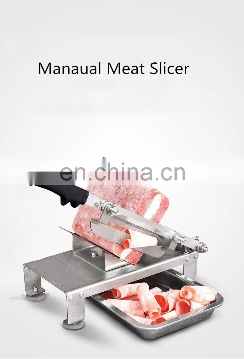 Mini Meat Slicer for home use /vegetable slicer/Small chicken beef lamb meat horizontal cutting machine slicer