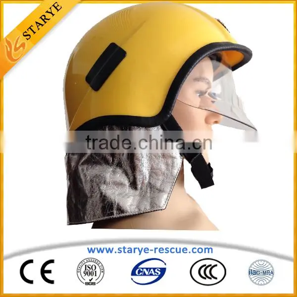 Inflame Retardant European Type Firefighting Helmet
