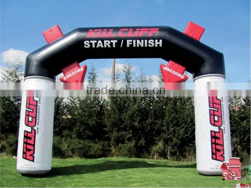2016 Unique design outdoor advertising inflatable arch, inflatable arch for car advertising