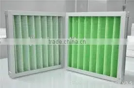 cardboard aluminium air conditioning replacement merv 8 11 15 g4 pleated synthetic fiber media panel filter