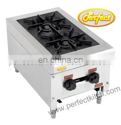 Commercial italian table top 4 burners gas cooking ranges