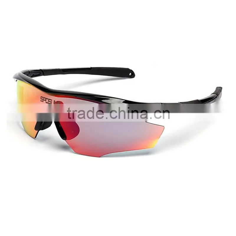 Univeral fit unisex sports inspired design anti fog performance safety eyewear