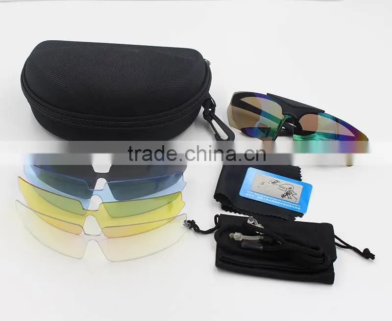 Matt black replaceable flip up polycarbonate frame uv protective eye gafas