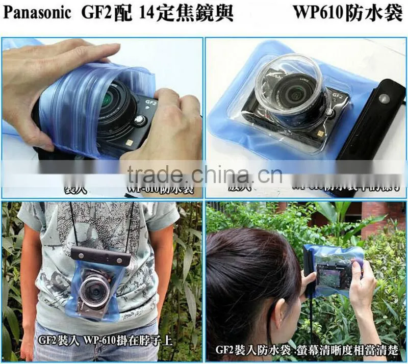 waterproof camera bag blue