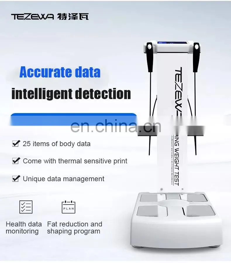 TEZEWA LCD Touch Screen Smart Body Analyzer Machine High Quality