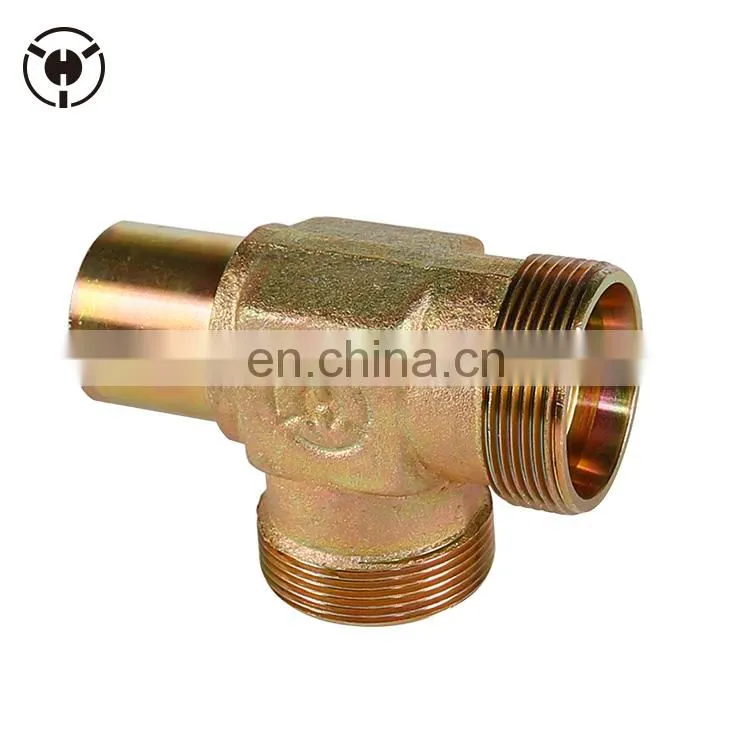 China hydraulic carbon steel connector tee fitting