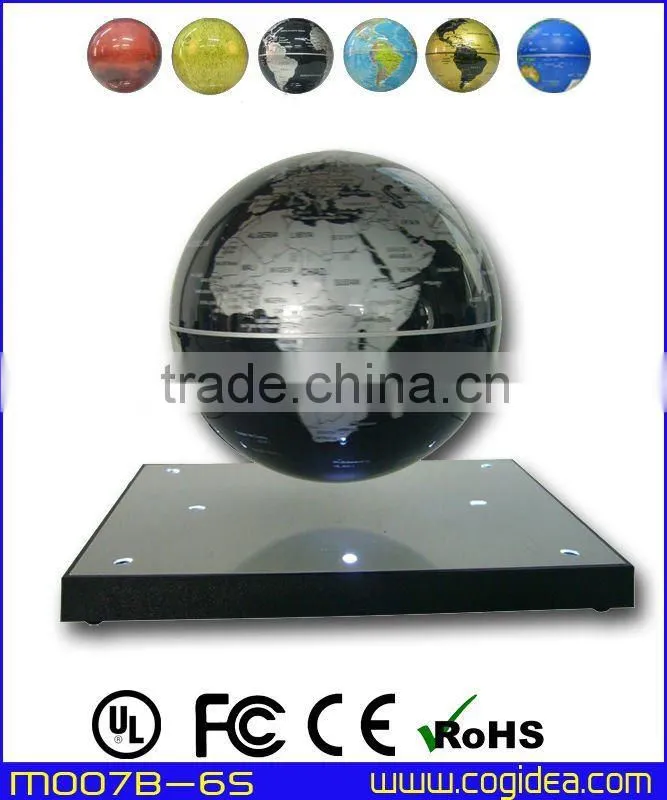 fashion design magnetic floating globe spining globe for home decoration&gift