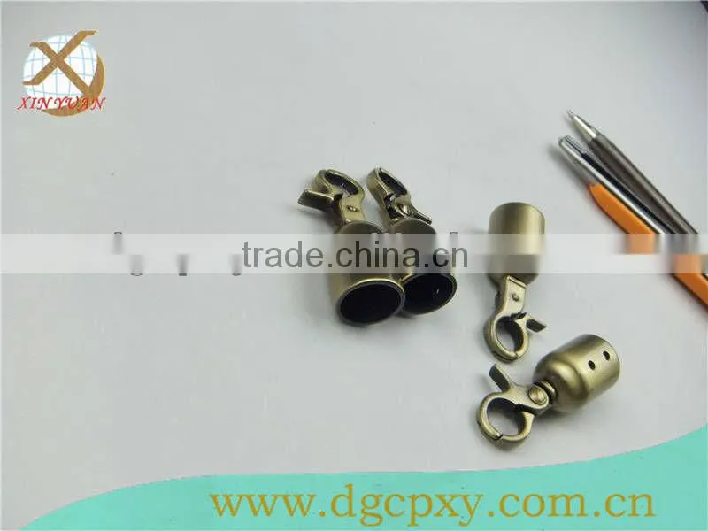 fashion round handbag handle leather snap hook