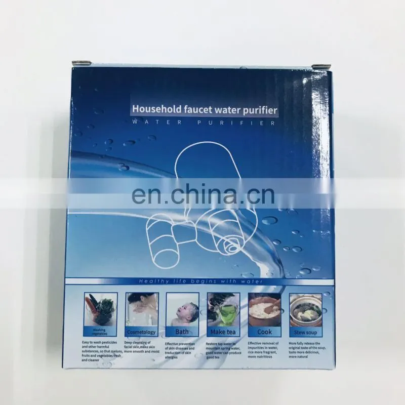 customization chrome plated multi-stages kitchen water filter faucet filter tap water purifier