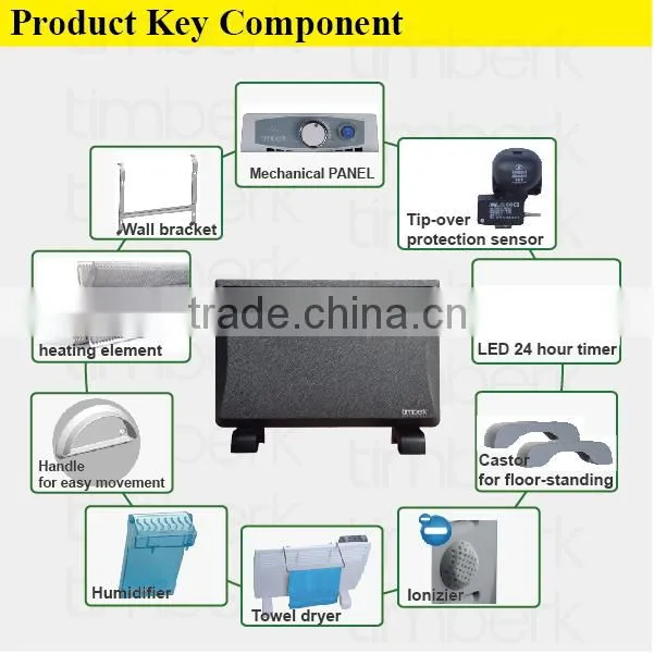 2000W indoor electric aluminum heater