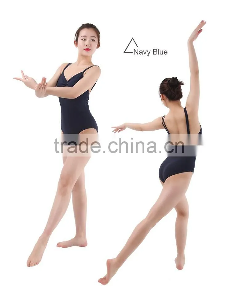 Women Double Straps Camisole Leotard