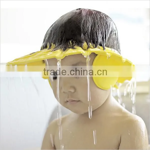 Soft Adjustable Baby Children Shampoo Bath Shower Cap