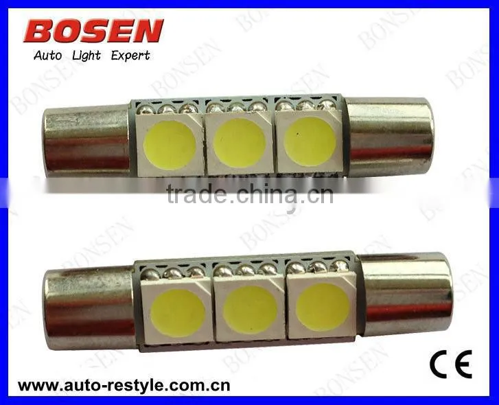 high power top quality Festoon samsung 2SMD 31mm canbus