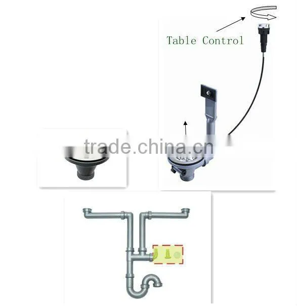 Cabinet Hardware Stainless Steel Kitchen Sink-STS 200B-1