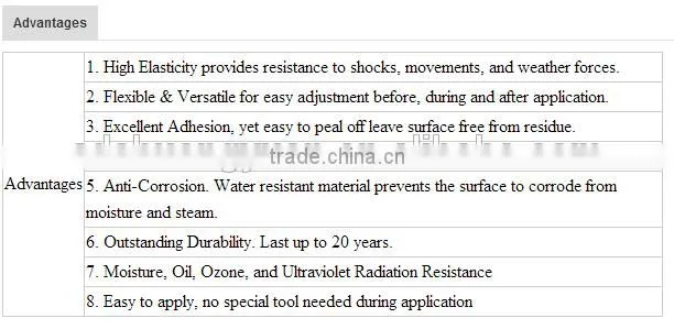 Butyl Rubber Bumper Tape Plate/pads/sheet