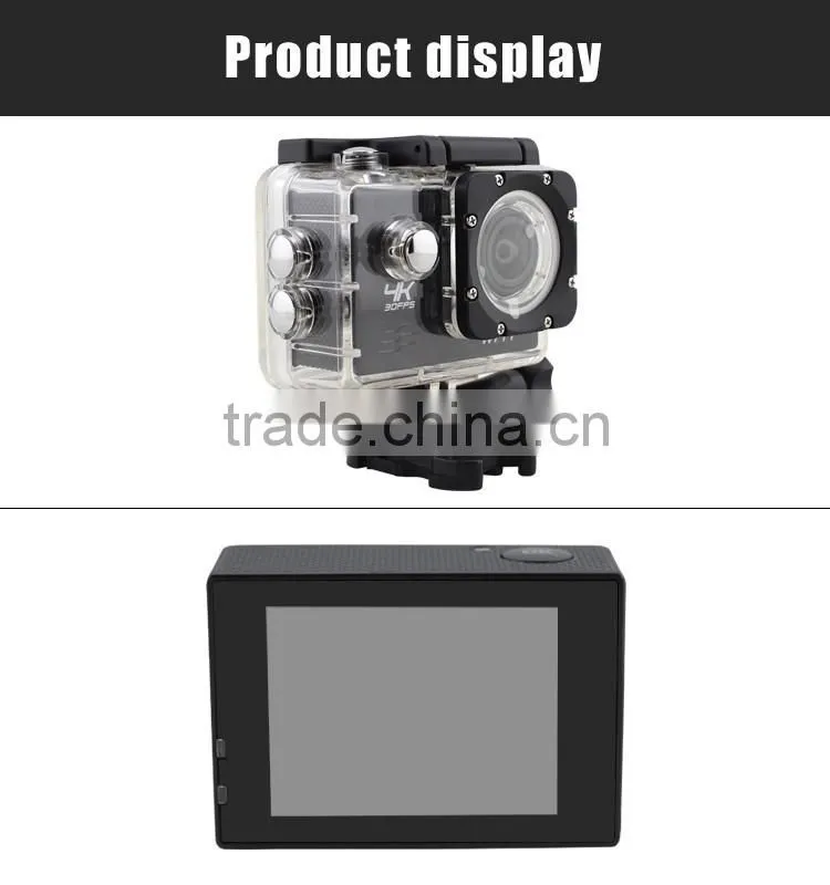 4k action camera H9 wifi waterproof 2.0inch sport camera KUHANGXIN