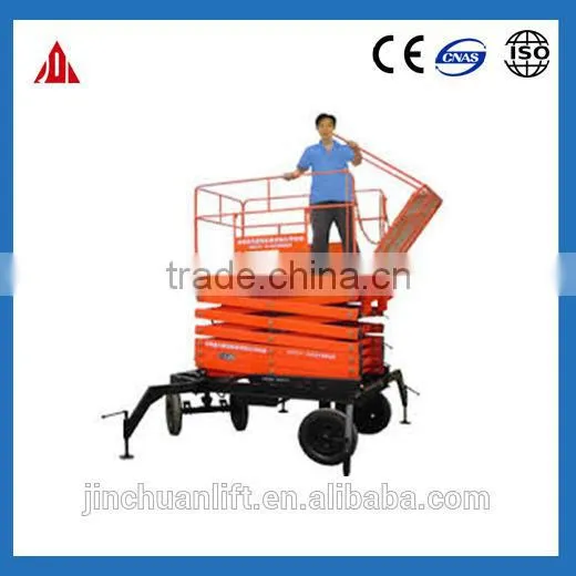 6m 0.3-0.5ton Hydraulic Scissors Working Platform Lift