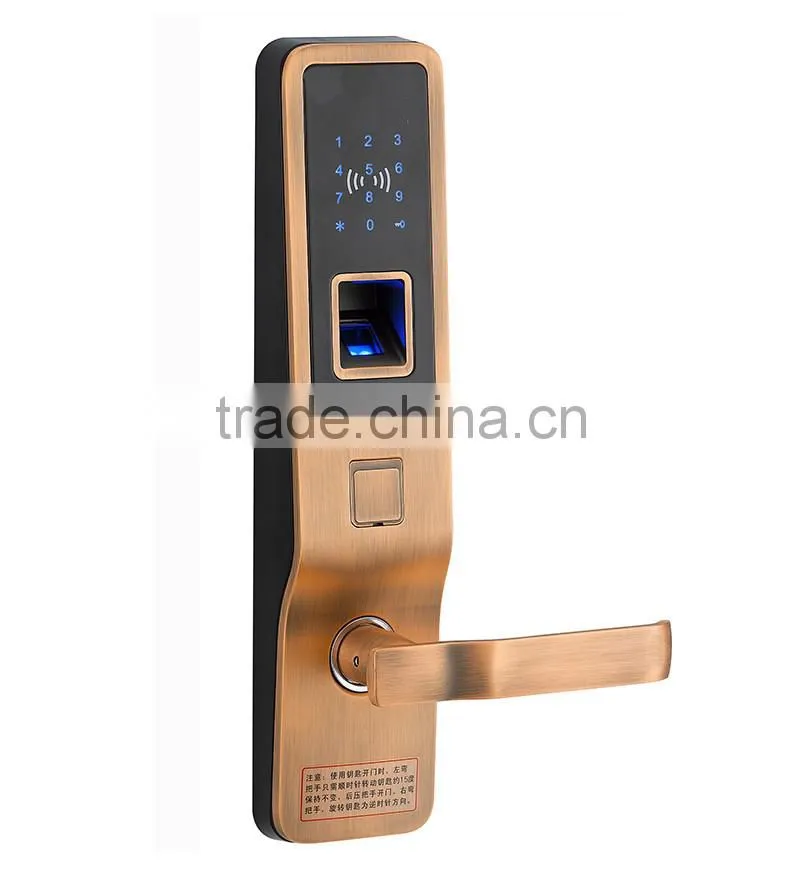 2015 New golden electronic smart security hotel china ypn door lock