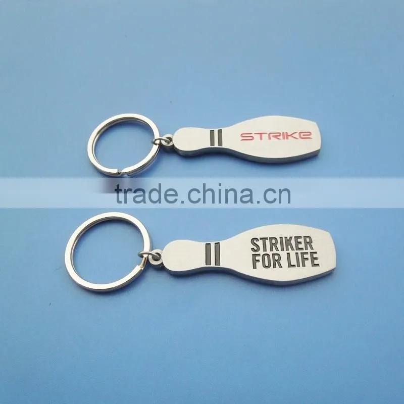 metal blank silver sublimation key chain