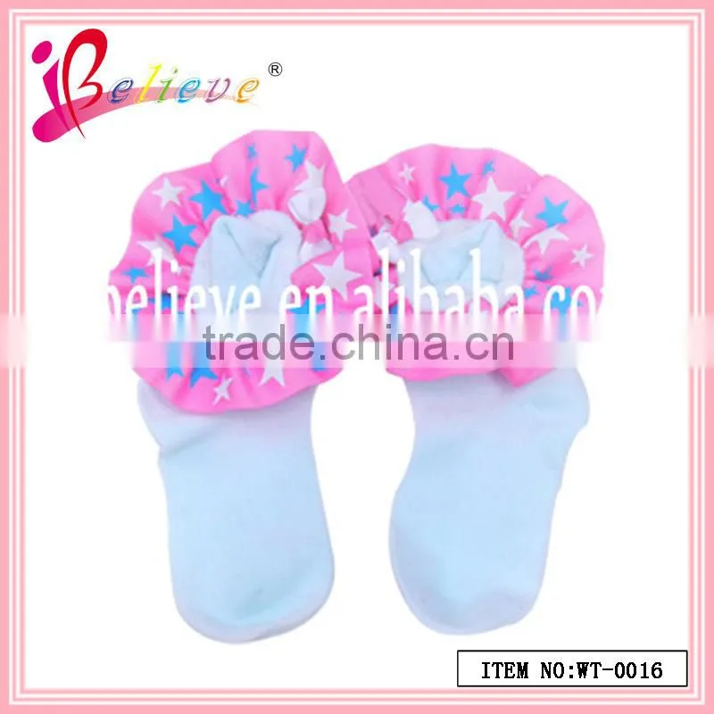 Cute baby girls products wholesale ribbon decoration fancy baby socks gift (WT-0013)