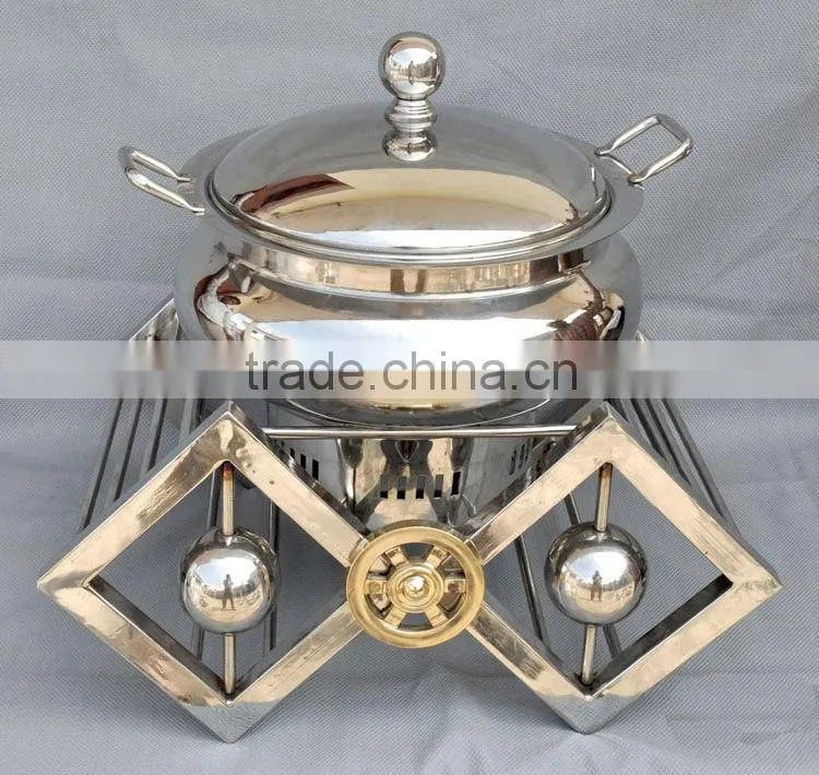 Steel Cheffing Dish, Wedding & Party utensils, food serving dish, hot keeping dish, Catering item, Hotel & Restaurant utensils