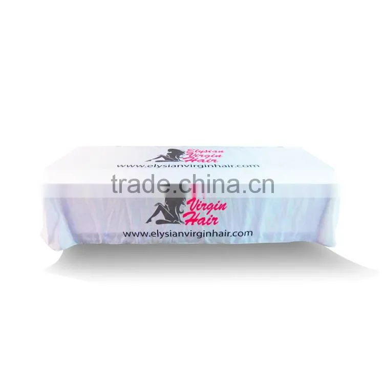 Lowest Price Fashion Design Custom Print Tradeshow Table Throw