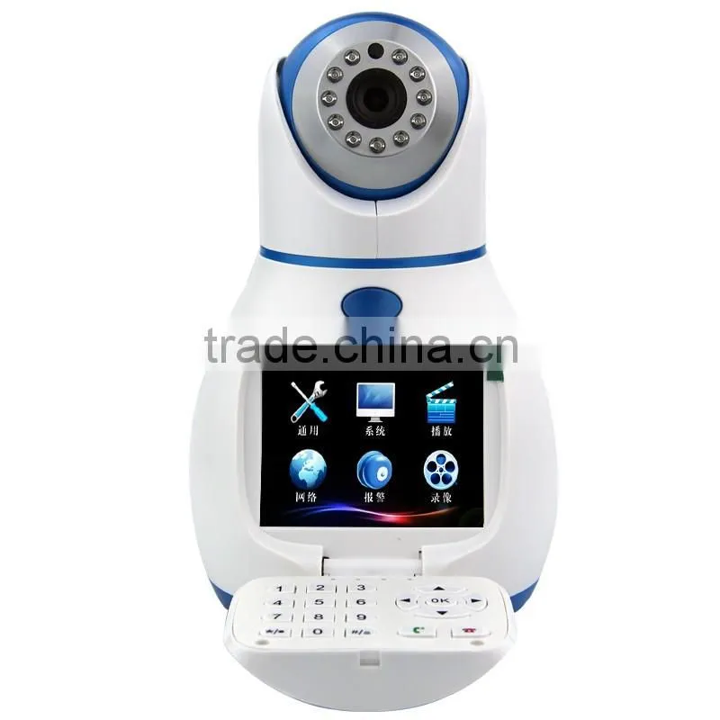 Visible surveillance vedio IP camera two way video kids security IP camera