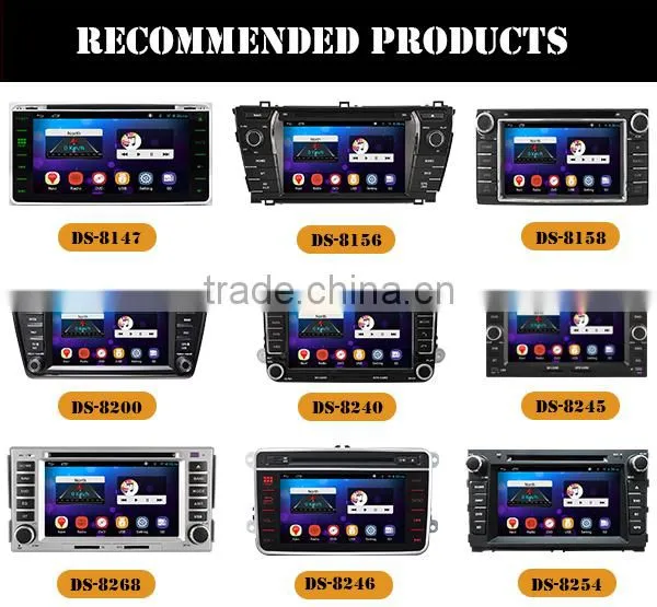 in dash 2 din touch screen dvd player with GPS for Toyota Camry 2012