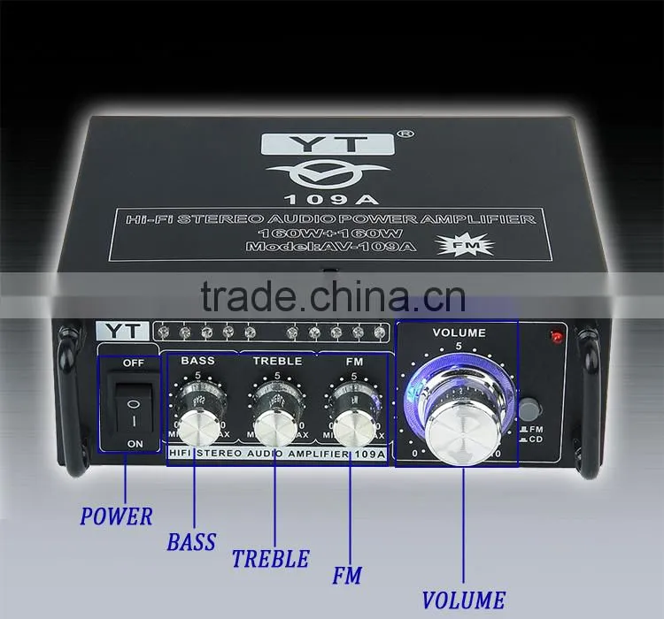 wifi bluetooth music receiver YT-109A support CD/VCD/DVD