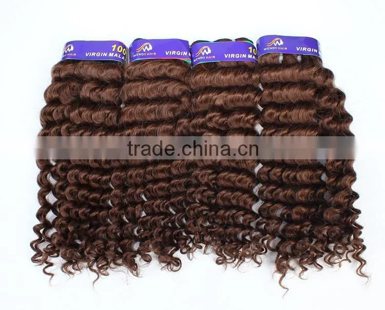 DEEP CURL 100% pure malaysian hair for foreign trade