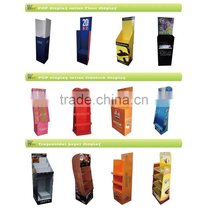 Stable enough good quality cardboard display stand for ceramic artwork